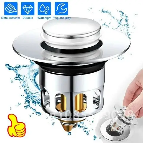 Bath Stopper Sink Strainer Hair Catcher Filter Drain Pop Up Core Basin Wash Plug Stopper Waterproof Shower Sink
Bath Stopper Sink Strainer Hair Catcher Filter Drain Pop Up Core Basin Wash Plug Stopper Waterproof Shower Sink