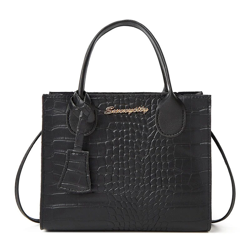 Fashion Handbags for Women's Solid Color Crocodile Pattern Shoulder Bag Zipper Messenger Bag PU Leather Large Crossbody Bag
Fashion Handbags for Women's Solid Color Crocodile Pattern Shoulder Bag Zipper Messenger Bag PU Leather Large Crossbody Bag