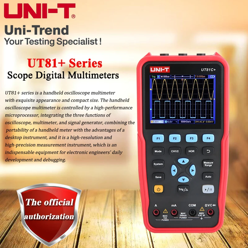 UNI-T UT81A +/B +/C +/D + серии, двухканальный прицел, Цифровые мультиметры; Волновая частота обновления 10000wfrms/s, поддержка связи с ПК
UNI-T UT81A +/B +/C +/D + серии, двухканальный прицел, Цифровые мультиметры; Волновая частота обновления 10000wfrms/s, поддержка связи с ПК