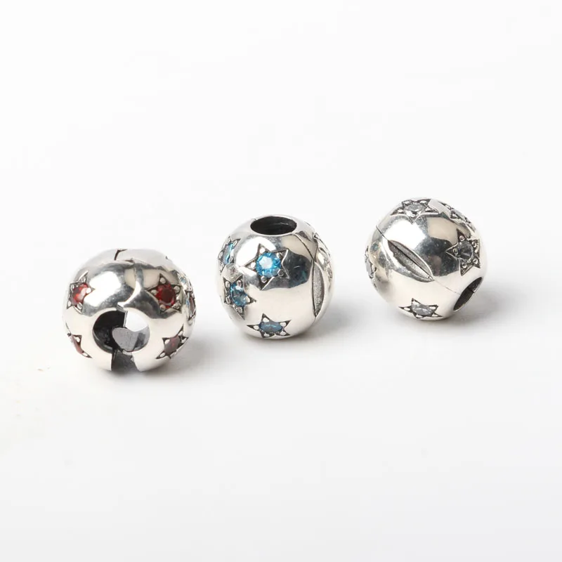 Red Blue Clear CZ Crystal Twinkle Star Clip Stopper Charm Fit Women Bracelet Bangle Authentic 925 Sterling Silver Bead Girl Gift
Red Blue Clear CZ Crystal Twinkle Star Clip Stopper Charm Fit Women Bracelet Bangle Authentic 925 Sterling Silver Bead Girl Gift