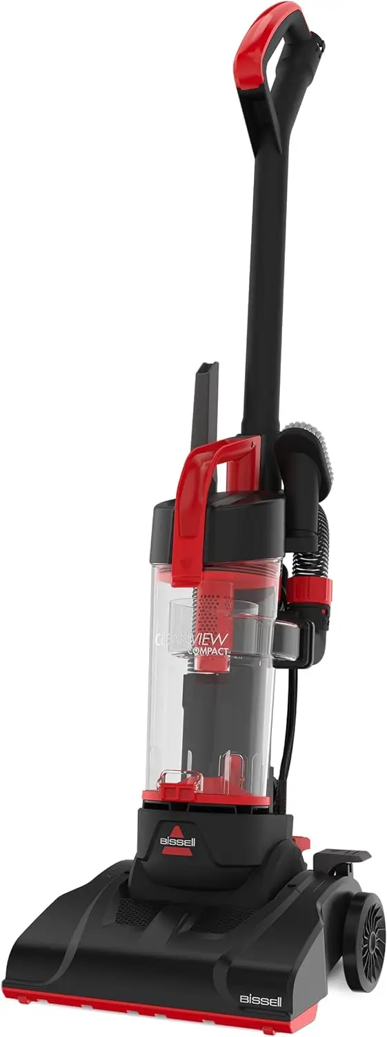 

BISSELL CleanView Compact Upright Vacuum, Fits In Dorm Rooms & Apartments, Lightweight with Powerful Suction and Removable