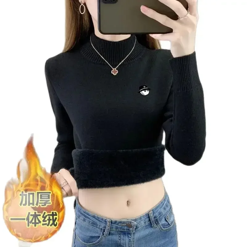 Women's Golf Wear 2023 Golf Sweater High Quality Winter Women's Golf Clothing One Piece Plush Thickened Golf Knit Bottom Shirt
Women's Golf Wear 2023 Golf Sweater High Quality Winter Women's Golf Clothing One Piece Plush Thickened Golf Knit Bottom Shirt
