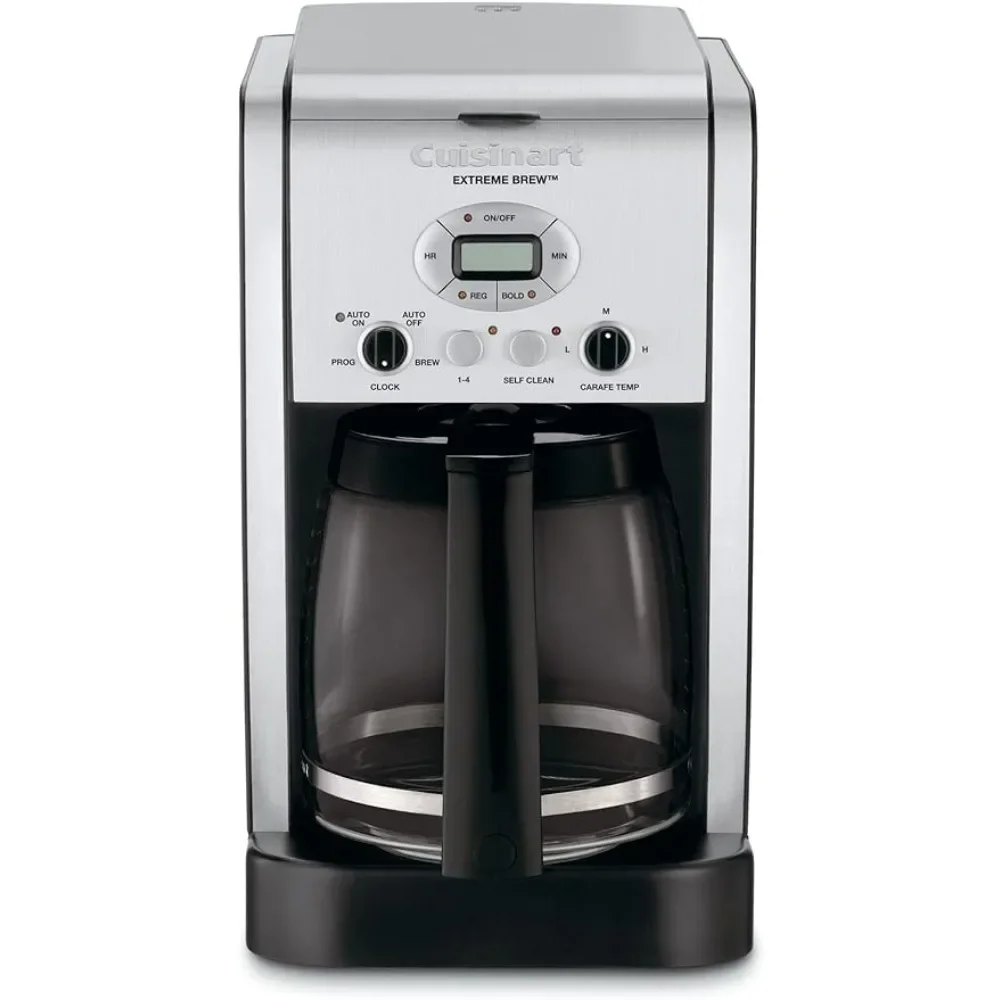 Cuisinart DCC-2650P1 Extreme Brew программируемая кофеварка с 12 чашками, черная/нержавеющая сталь, серебристая
Cuisinart DCC-2650P1 Extreme Brew программируемая кофеварка с 12 чашками, черная/нержавеющая сталь, серебристая