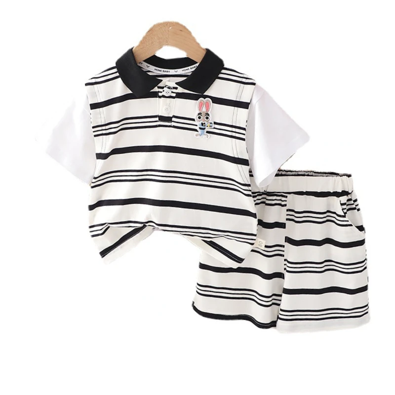 New Summer Baby Girl Clothes Children Outfits Boys Striped T-Shirt Shorts 2Pcs/Set Infant Toddler Casual Costume Kids Tracksuits
New Summer Baby Girl Clothes Children Outfits Boys Striped T-Shirt Shorts 2Pcs/Set Infant Toddler Casual Costume Kids Tracksuits