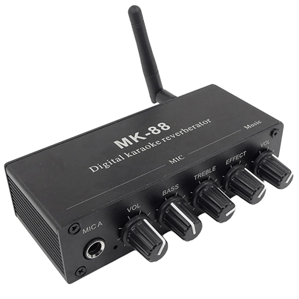 MK-88 6.5mm Microphone Reverb Effect Bluetooth Coaxial Decoder Stereo Preamplifier Audio Amplifier Mixing Board
MK-88 6.5mm Microphone Reverb Effect Bluetooth Coaxial Decoder Stereo Preamplifier Audio Amplifier Mixing Board