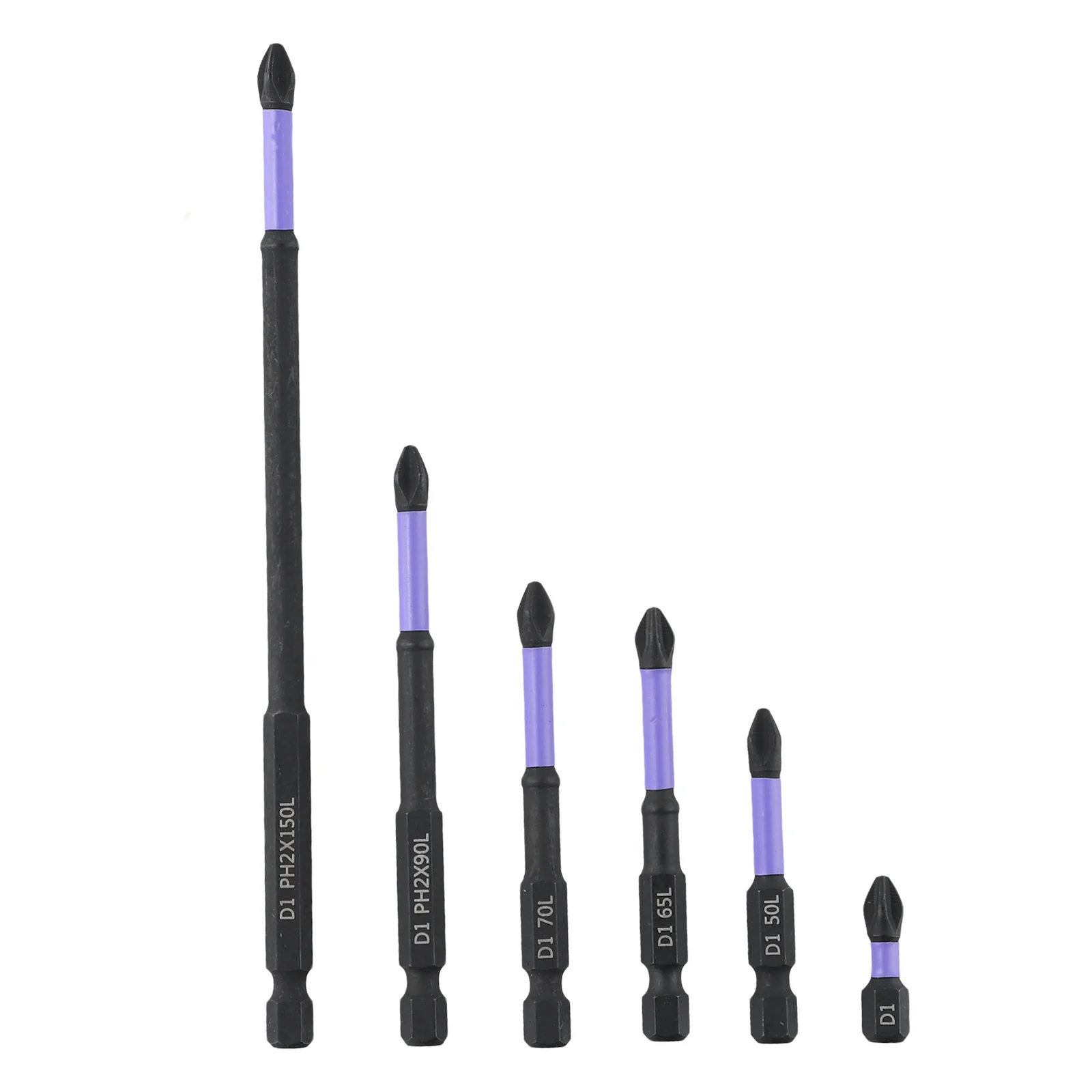 Batch Head Enhanced PH2 Magnetic Batch Head Cross Screwdriver Impact Drill Bit Set 6PCS 25 150mm for Heavy Duty Usage
Batch Head Enhanced PH2 Magnetic Batch Head Cross Screwdriver Impact Drill Bit Set 6PCS 25 150mm for Heavy Duty Usage