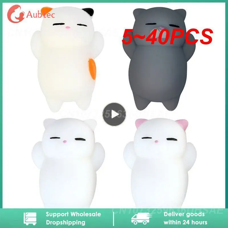 Забавные милые антистрессовые игрушки 5 ~ 40 шт., сжимаемые игрушки, Мультяшные Коты, животные, игрушка для снятия стресса, подарки, кляп, новые игрушки для детей
Забавные милые антистрессовые игрушки 5 ~ 40 шт., сжимаемые игрушки, Мультяшные Коты, животные, игрушка для снятия стресса, подарки, кляп, новые игрушки для детей