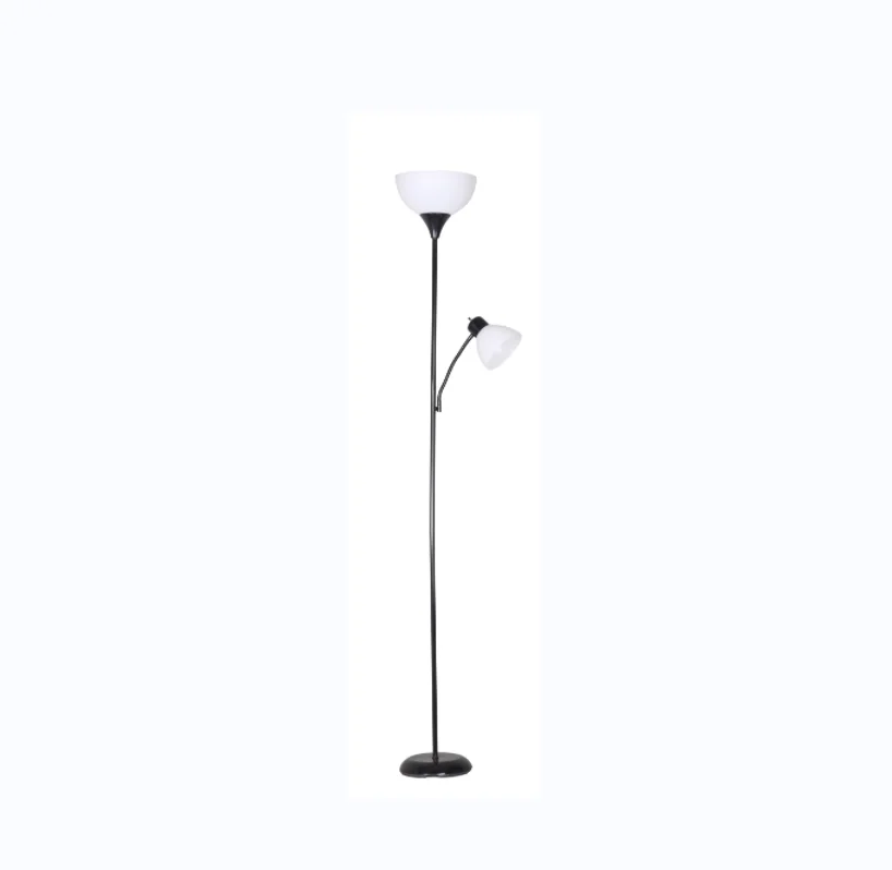 Mainstays 72'' Combo Floor Lamp with Adjustable Reading Lamp, Black Plastic, Modern, Young Adult, Adult use.
Mainstays 72'' Combo Floor Lamp with Adjustable Reading Lamp, Black Plastic, Modern, Young Adult, Adult use.
