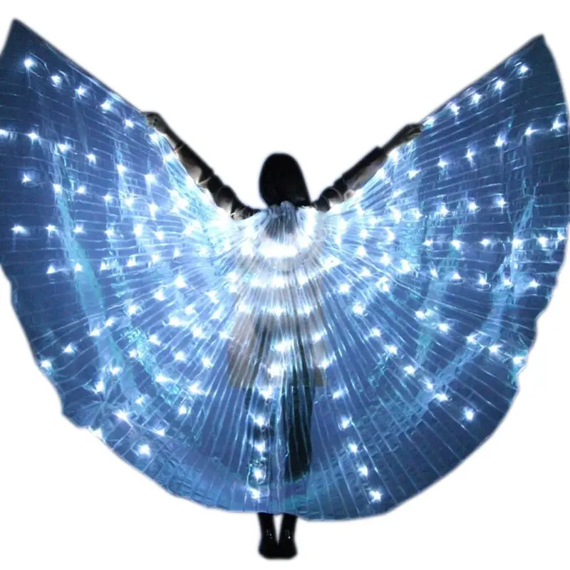 Women LED Light Wings Costumes 360 Degree Sticks Performance Dancing Supplies Props
Women LED Light Wings Costumes 360 Degree Sticks Performance Dancing Supplies Props