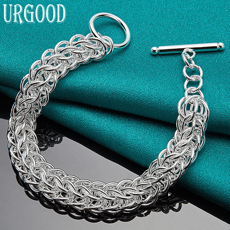 925 Sterling Silver Multi-circle Chain Bracelet For Women Men Party Engagement Wedding Fashion Jewelry
925 Sterling Silver Multi-circle Chain Bracelet For Women Men Party Engagement Wedding Fashion Jewelry