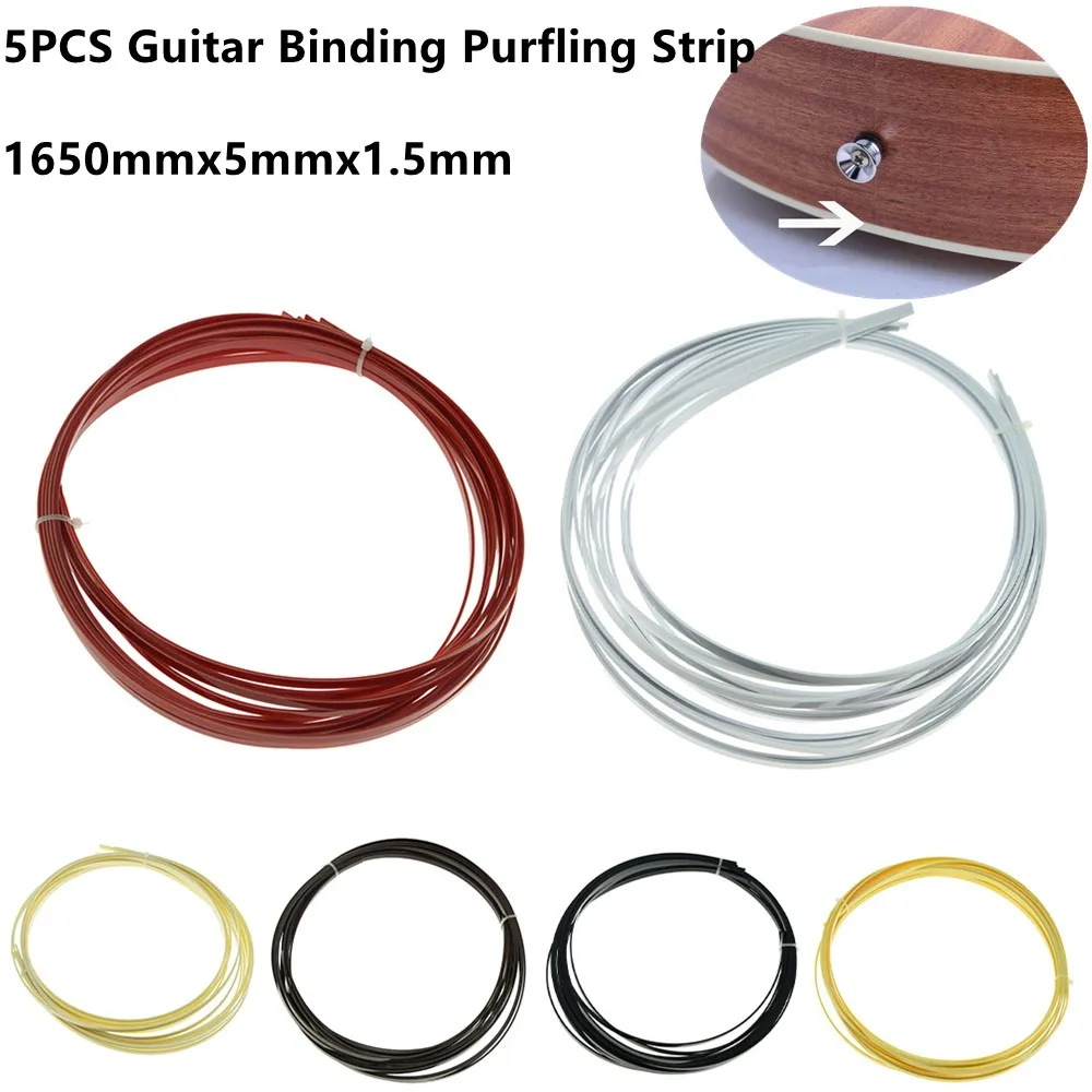 5pcs ABS Guitar Body Binding Purfling Strip Parts For Luthiers Acoustic Classical Guitars Perfect Accessories 2023 Hot
5pcs ABS Guitar Body Binding Purfling Strip Parts For Luthiers Acoustic Classical Guitars Perfect Accessories 2023 Hot