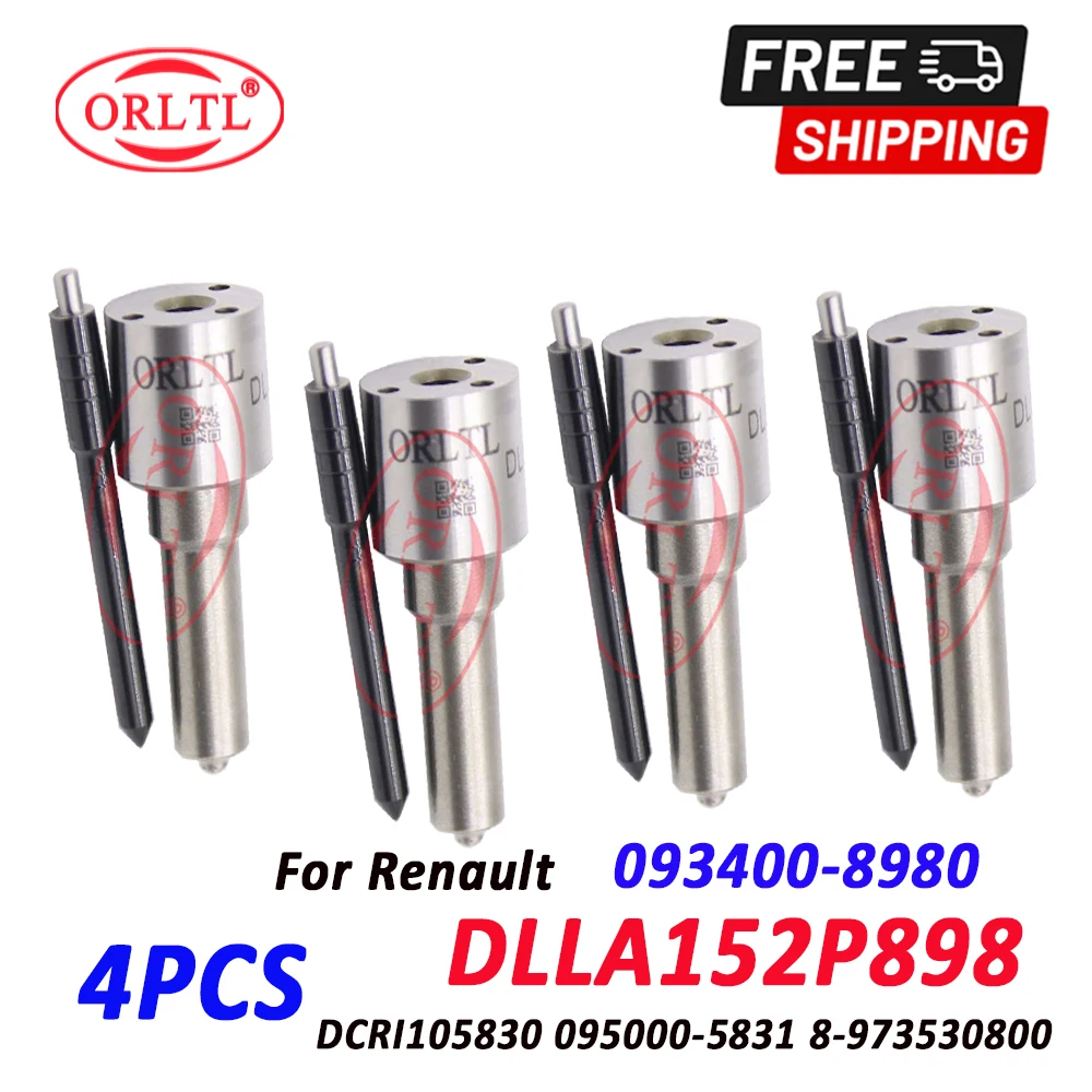 ORLTL 4 шт. DCRI105830 095000-5831 8-973530800 сопло DLLA152P898 DLLA 152P 898 дизельный инжектор опрыскиватель для Renault
ORLTL 4 шт. DCRI105830 095000-5831 8-973530800 сопло DLLA152P898 DLLA 152P 898 дизельный инжектор опрыскиватель для Renault