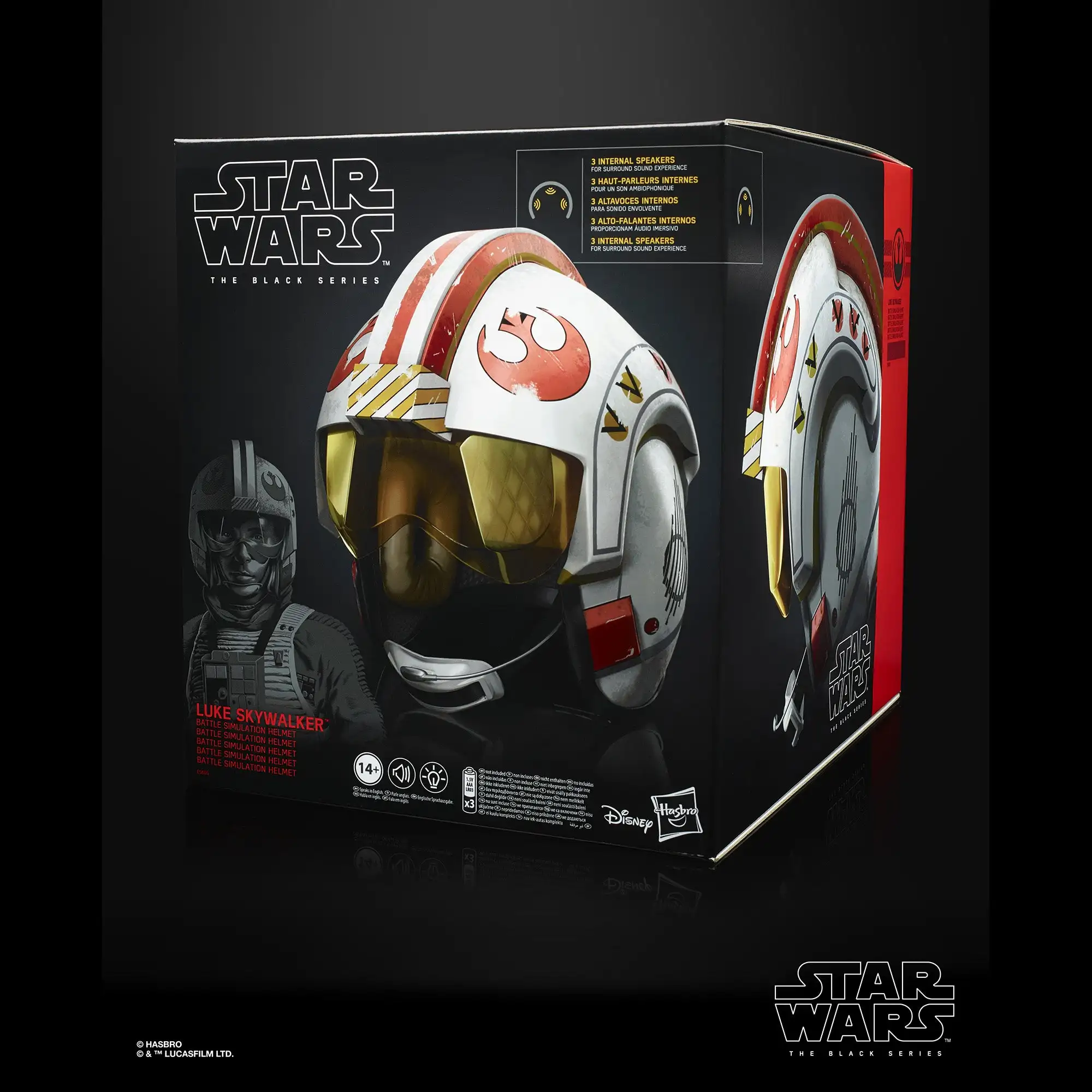Hasbro Star Wars The Black Series Luke Skywalker Battle Simulation Helmet 1:1 Roleplay Collectible Gift Toys Cosplay E5805
Hasbro Star Wars The Black Series Luke Skywalker Battle Simulation Helmet 1:1 Roleplay Collectible Gift Toys Cosplay E5805