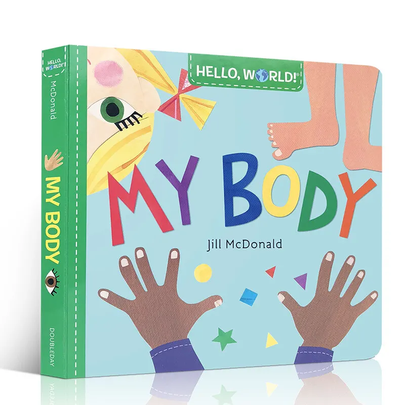 

Milu Original English Popular Science Hello, World My Body ， Children's Board Book Encyclopedia Picture