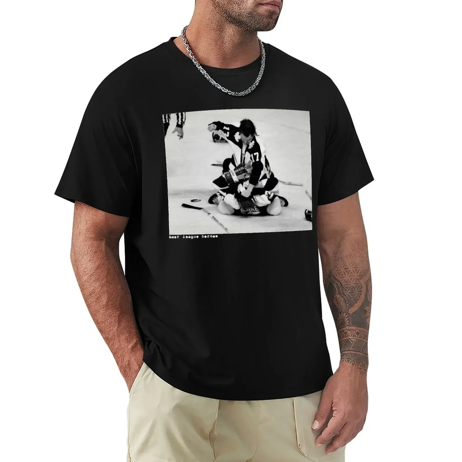 

Wendel Clark - Beer League Heroes T-Shirt oversizeds summer top plain t shirts men