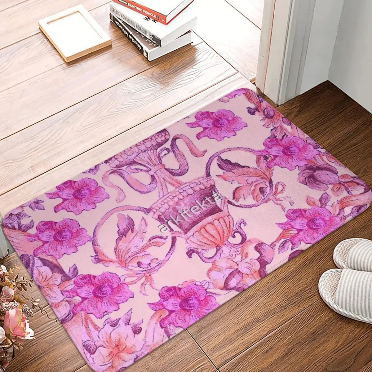 Vase And Flowers In Pink 40x60cm Carpet Polyester Floor Mats Trendy Doorway Carpets 
Vase And Flowers In Pink 40x60cm Carpet Polyester Floor Mats Trendy Doorway Carpets
