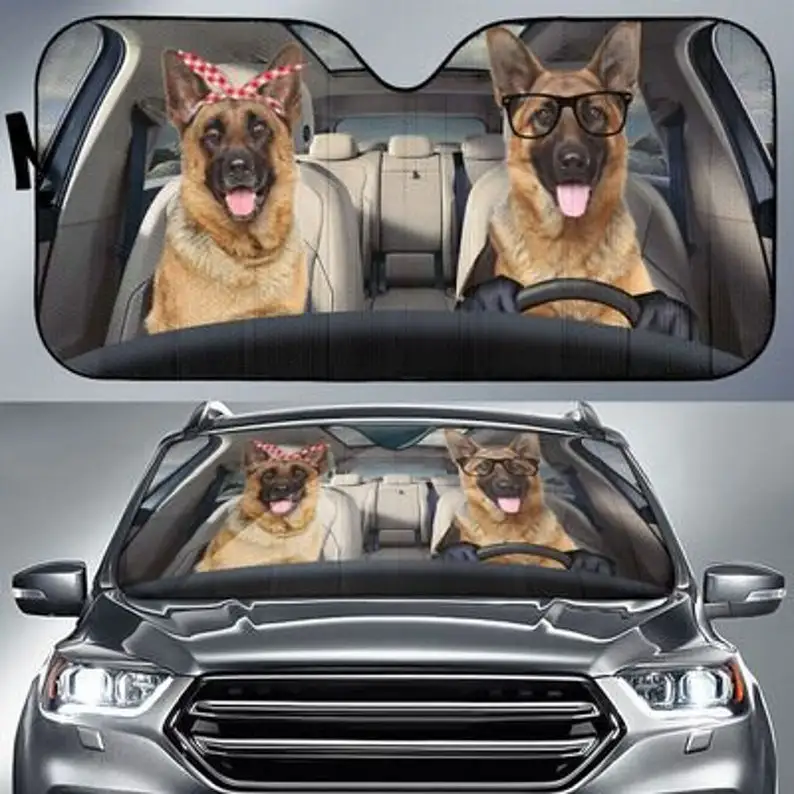 German Shepherd Safe Driver Auto Sun Shade Car Accessories, Windshield Sunshade, Custom Animal Pattern Sunshade
German Shepherd Safe Driver Auto Sun Shade Car Accessories, Windshield Sunshade, Custom Animal Pattern Sunshade