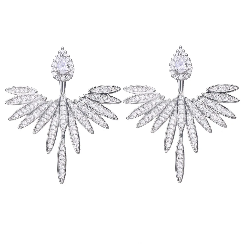 Fashion Luxury Feather Crystal Wing Symmetrical Stud Earrings Exquisite Silver Color Party Jewelry Accessories for Women 6 Mallzona S0e72a66cce974074965e850ded3fafcee Fashion Luxury Feather Crystal Wing Symmetrical Stud Earrings Exquisite Silver Color Party Jewelry Accessories for Women Mallzona