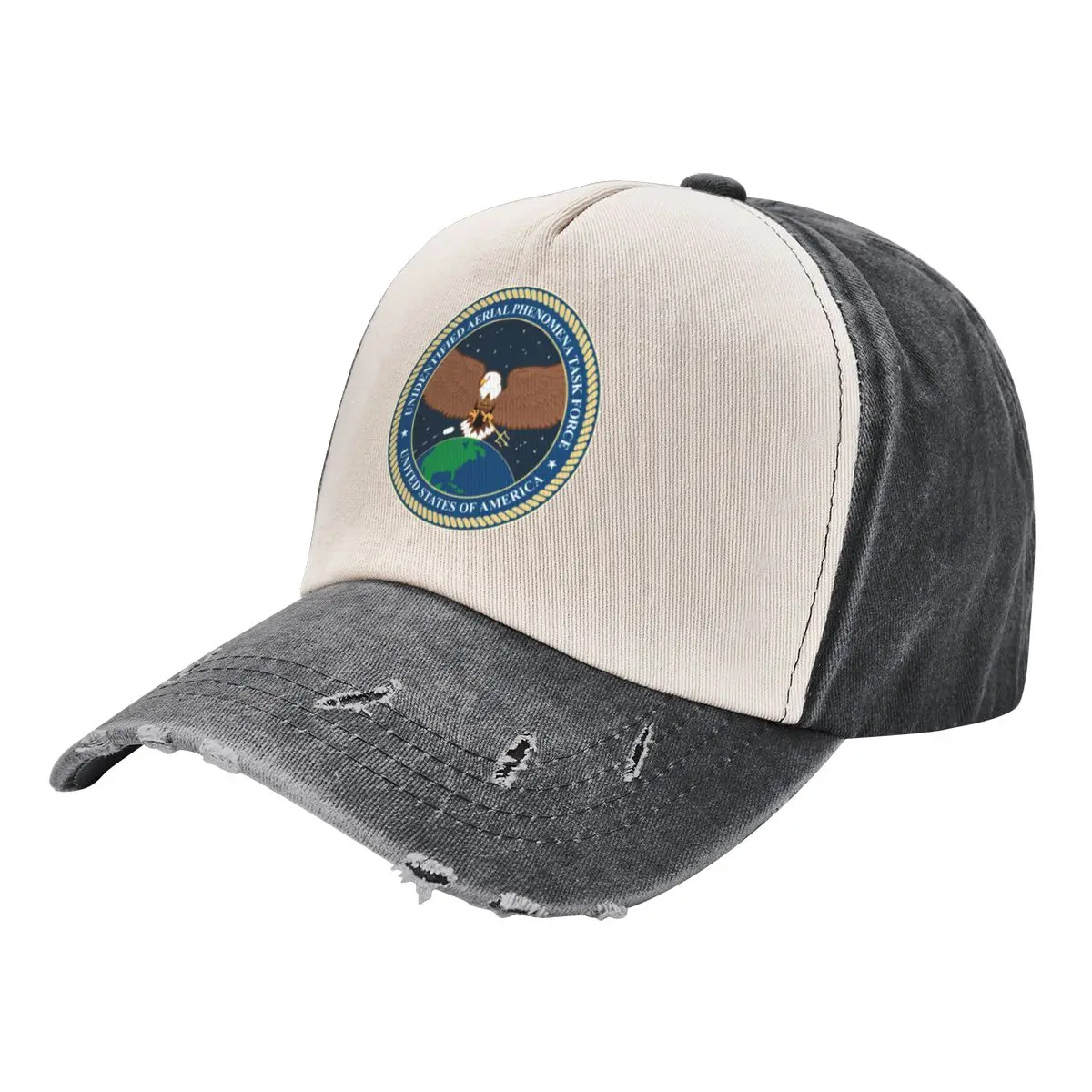 Unidentified Aerial Phenomena Task Force (UAPTF) Insignia Baseball Cap western Hat Vintage tea Hat Caps Women Men's
Unidentified Aerial Phenomena Task Force (UAPTF) Insignia Baseball Cap western Hat Vintage tea Hat Caps Women Men's