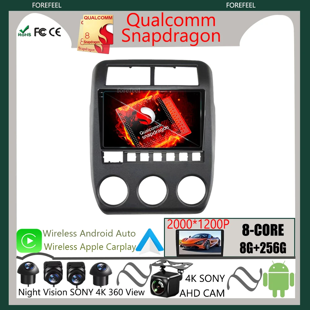 

Qualcomm Android For Lada Niva 2022 Multimedia Video Player Stereo Navigation GPS No 2Din High-Performance CPU HDR QLED Screen