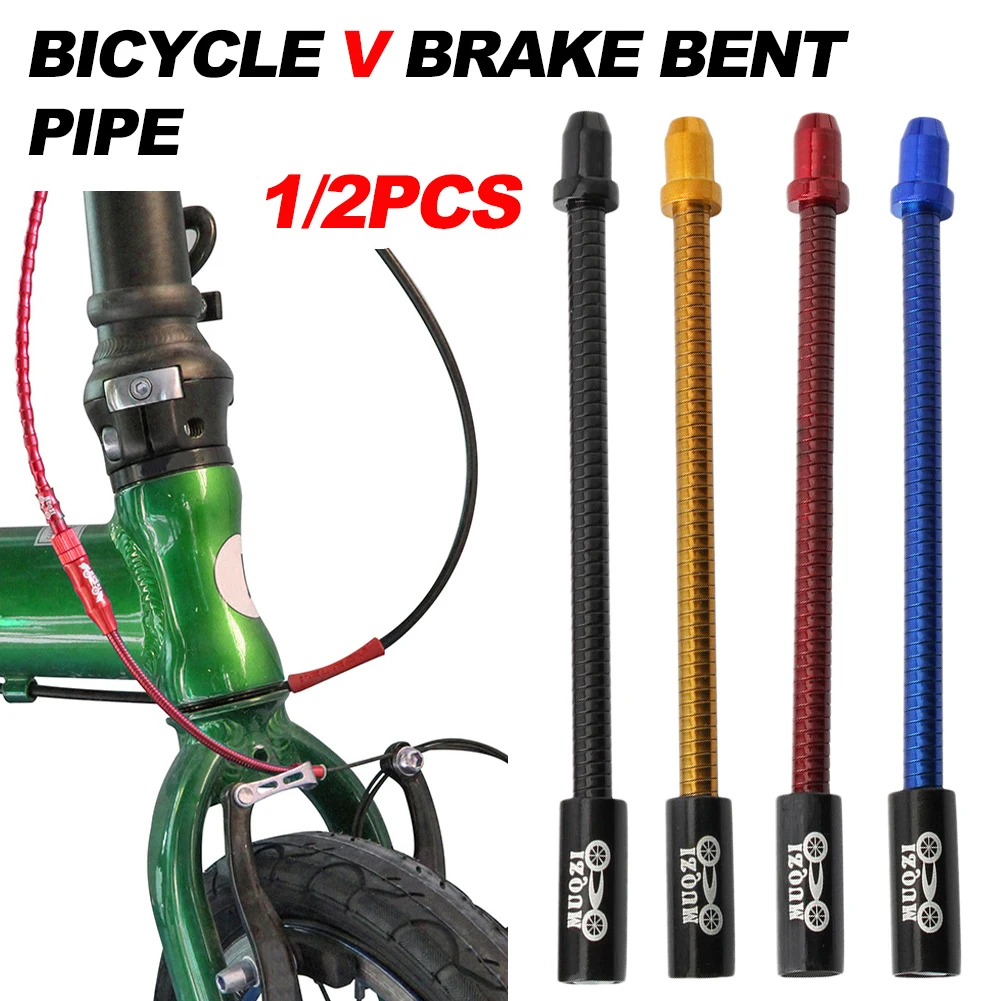

Durable Spring V Brake Noodle Stainless Steel Mountain Road Folding Bike Brake Bend Tube Cable Guide Bicycle Accessories