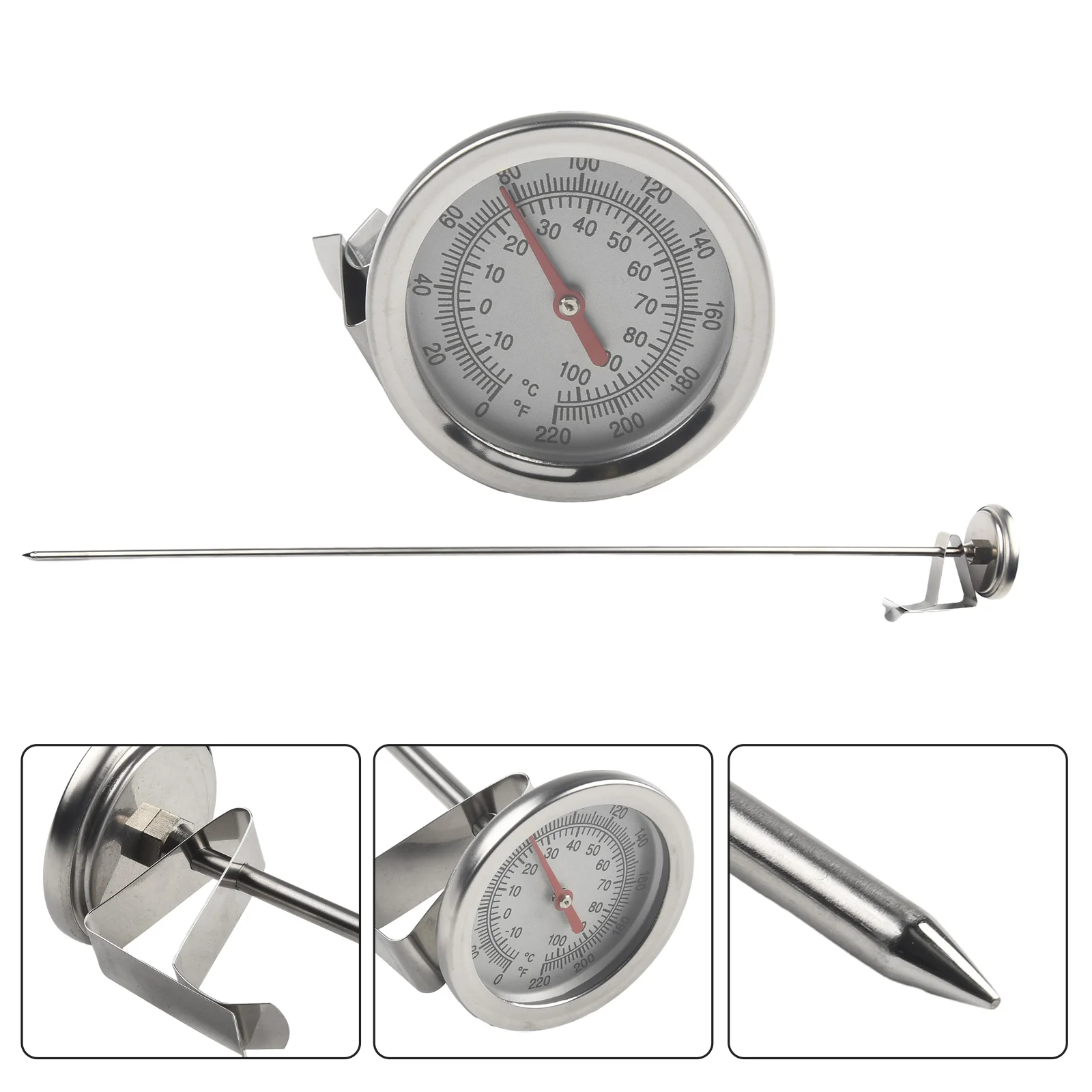 Thermometer High Accuracy Compost Soil Temperature Measuring Probe Food Grade Stainless Steel Product (20 Inch Long)
Thermometer High Accuracy Compost Soil Temperature Measuring Probe Food Grade Stainless Steel Product (20 Inch Long)