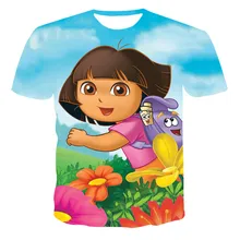 Dora Explorer Children's Cartoon T-Shirt, Modern Beautiful Girls' 3D Printed T-Shirt, Boys' And Girls' 3D Animation Top,New 2022 
Dora Explorer Children's Cartoon T-Shirt, Modern Beautiful Girls' 3D Printed T-Shirt, Boys' And Girls' 3D Animation Top,New 2022
