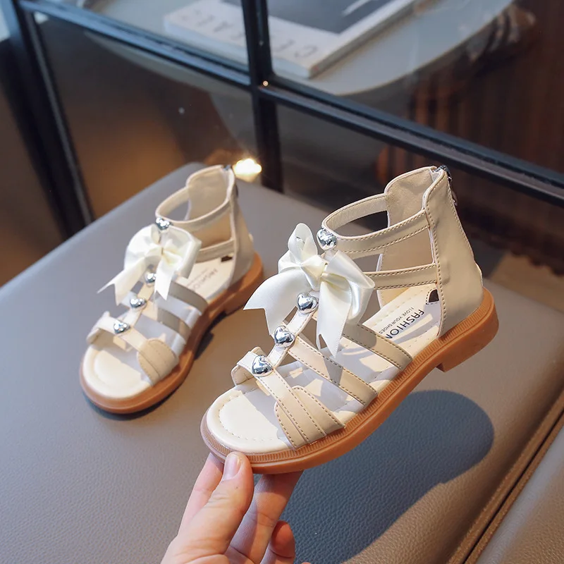 2023 Summer Fashion New Girls Sandals Solid Color Kids Shoes Bow Breatheable Princess Shoes Comfortable Casual Sandals H723
2023 Summer Fashion New Girls Sandals Solid Color Kids Shoes Bow Breatheable Princess Shoes Comfortable Casual Sandals H723