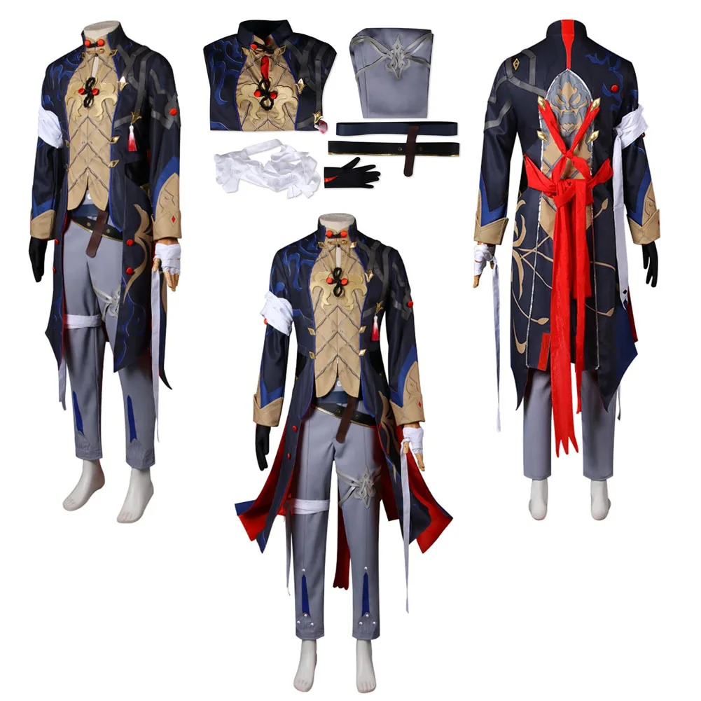 Honkai Star Rail Ren Cosplay Costume Uniform for Men Chinese Hanfu Outfits Coat Pants Halloween Carnival Party Disguise Suit
Honkai Star Rail Ren Cosplay Costume Uniform for Men Chinese Hanfu Outfits Coat Pants Halloween Carnival Party Disguise Suit