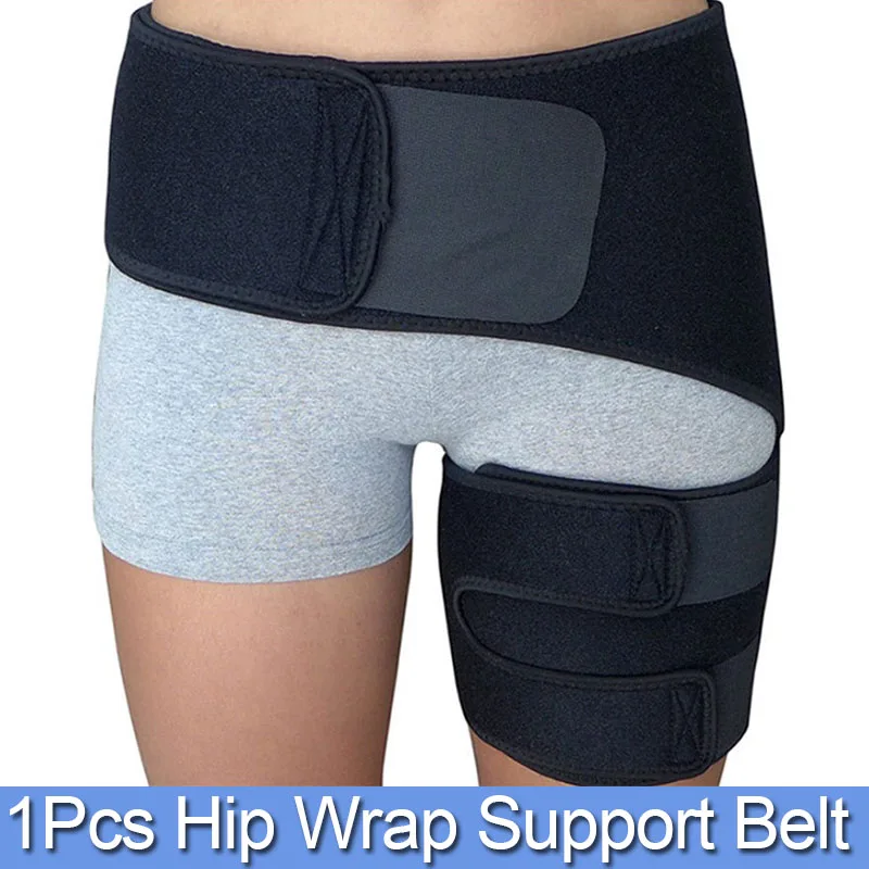 

1Pcs Hip Brace-Groin Wrap- Adjustable Hip Compression Brace for Sciatic Nerve Thigh Pain Relief-Hip Wrap Support Belt