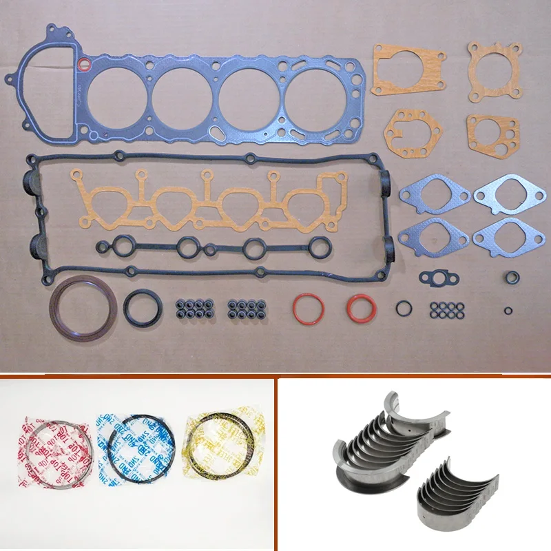 KA24DE Engine complete Full gasket set kit crankshaft connecting rod bearing piston ring for Nissan D22/Frontier/Xterra 2.4L
KA24DE Engine complete Full gasket set kit crankshaft connecting rod bearing piston ring for Nissan D22/Frontier/Xterra 2.4L
