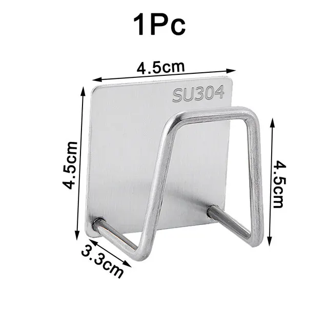 304 Stainless Steel Kitchen Sink Accessories, Self Adhesive Sponges Holder, Drain Drying Rack, Sink Sponges Storage Holder
304 Stainless Steel Kitchen Sink Accessories, Self Adhesive Sponges Holder, Drain Drying Rack, Sink Sponges Storage Holder
