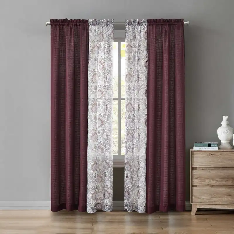 Set, Rod Pocket Curtain Panel, 27.5 Curtain Home acccesories Home decors accessories Curtain holder
Set, Rod Pocket Curtain Panel, 27.5 Curtain Home acccesories Home decors accessories Curtain holder