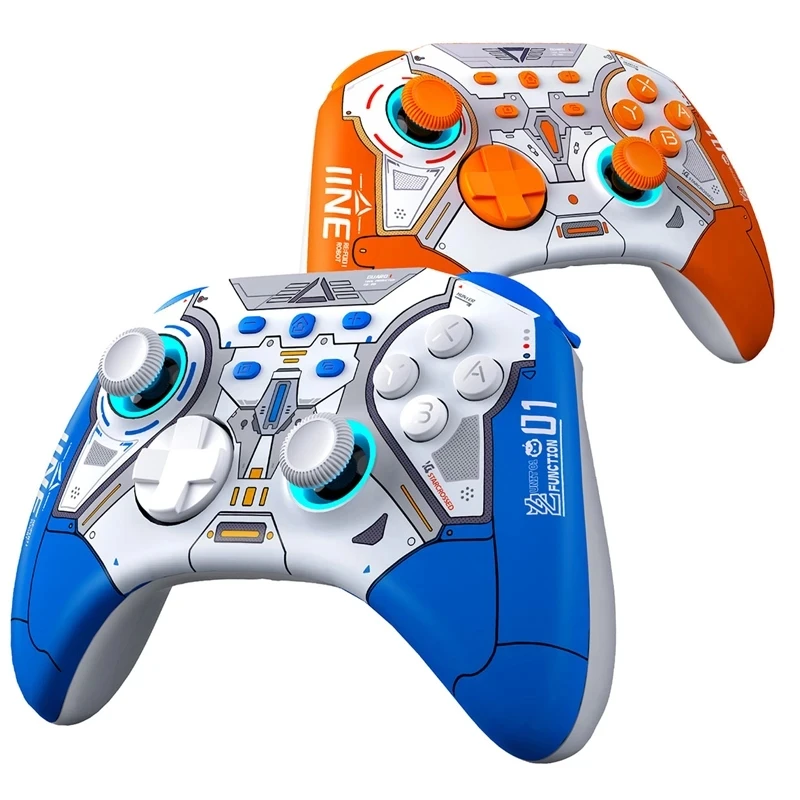 IINE Ares Mecha Wireless Pro Controller with Headset Jack RGB Light For Nintend Switch SwithOLED Steam for PC
IINE Ares Mecha Wireless Pro Controller with Headset Jack RGB Light For Nintend Switch SwithOLED Steam for PC