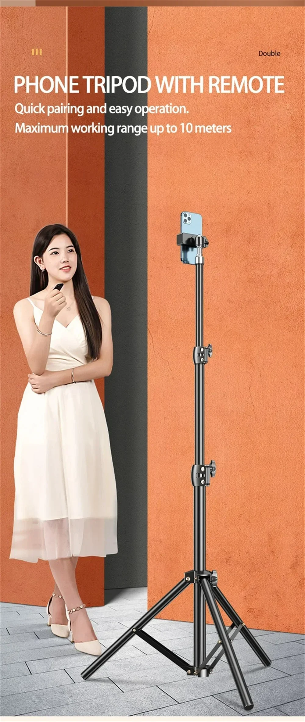 360° Extendable Live Tripod 57cm-170cm Mobile Phone Alloy Stand Foldable Holder Video Recording Universal Selfie Landing Monpod 360° Extendable Live Tripod 57cm-170cm Mobile Phone Alloy Stand Foldable Holder Video Recording Universal Selfie Landing Monpod