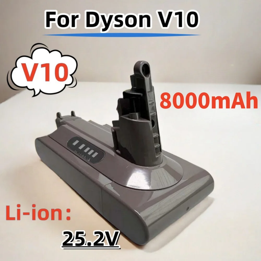 V10 SV12 Rechargeable Battery 25.2V 8000mAh For Dyson V10 Absolute Replaceable Fluffy Cyclone Vacuum Cleaner Battery
V10 SV12 Rechargeable Battery 25.2V 8000mAh For Dyson V10 Absolute Replaceable Fluffy Cyclone Vacuum Cleaner Battery