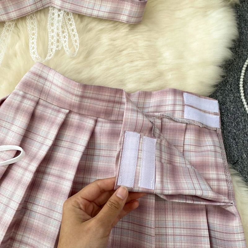 SINGREINY Japonês JK Uniforme Ternos Sexy 2023 Alças Top + Vestido Plissado Cosplay Mulheres Roupa Interior Preppy Erótico Duas Peças Conjuntos SINGREINY Japonês JK Uniforme Ternos Sexy 2023 Alças Top + Vestido Plissado Cosplay Mulheres Roupa Interior Preppy Erótico Duas Peças Conjuntos