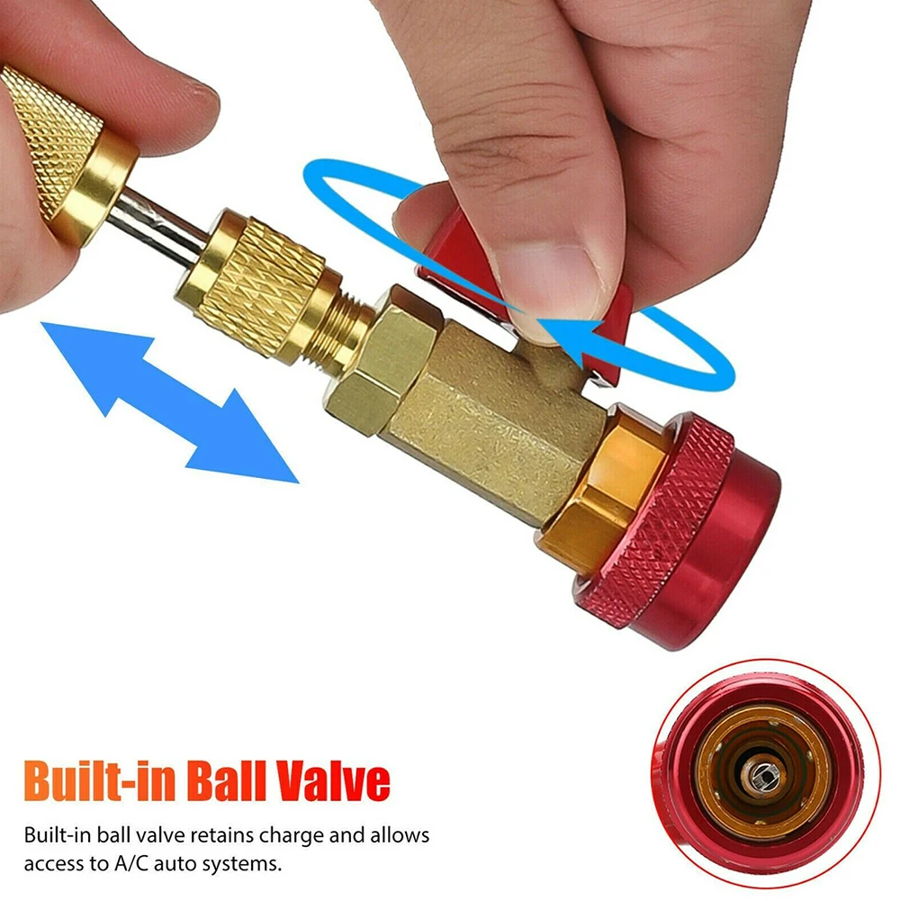 HVAC R134A Spool Removal Tool Installing Quick Connector Removing Spool Remover Spools Valve Core 2pcs Adjustable
HVAC R134A Spool Removal Tool Installing Quick Connector Removing Spool Remover Spools Valve Core 2pcs Adjustable