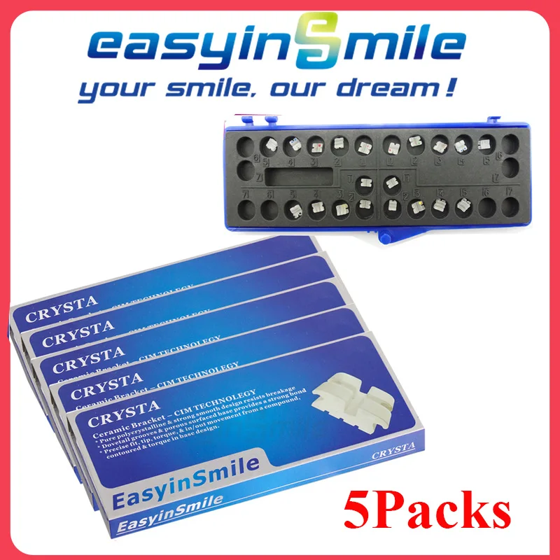 High Quality Easyinsmile Dental Material for Clear Ceramic Orhto Bracket Mini Braces Roth / MBT 345 022
High Quality Easyinsmile Dental Material for Clear Ceramic Orhto Bracket Mini Braces Roth / MBT 345 022