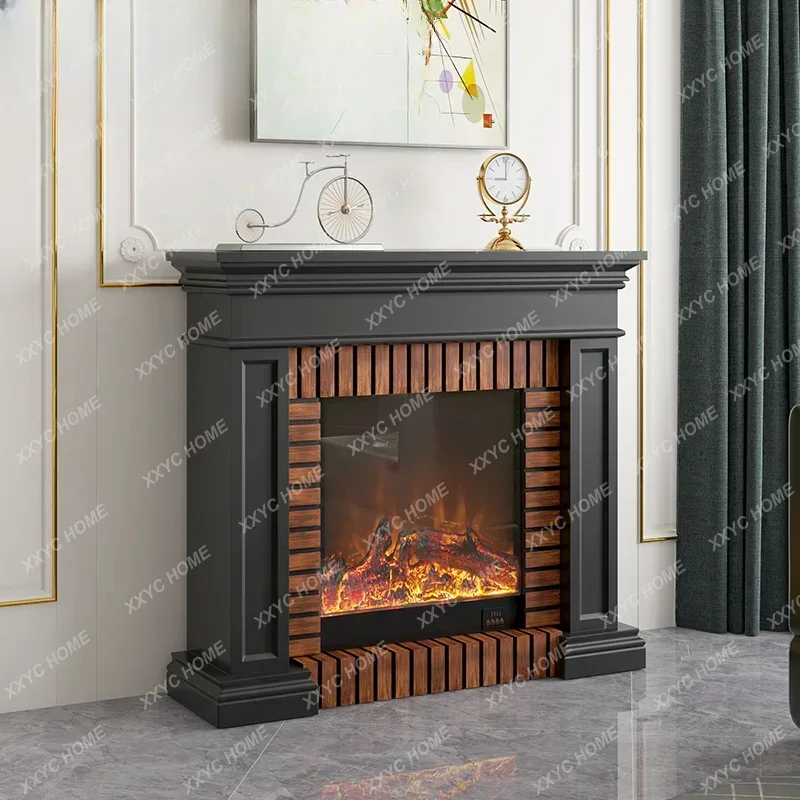 American-Style Simple Solid Wood Electric Fireplace Heating Household Electric Fireplace Core Stove Decorative Fireplace Rack
American-Style Simple Solid Wood Electric Fireplace Heating Household Electric Fireplace Core Stove Decorative Fireplace Rack