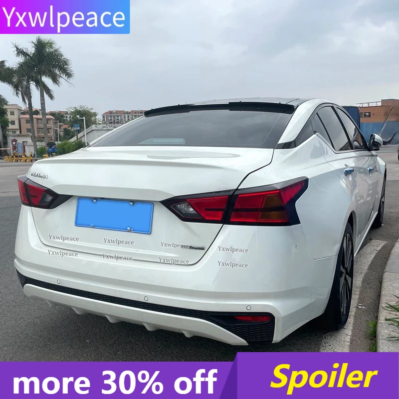 

For Nissan Teana/Altima 2019- 2022 Spoiler ABS Material Unpainted Color Rear Window Roof Spoiler Wing Body Kit Accessories