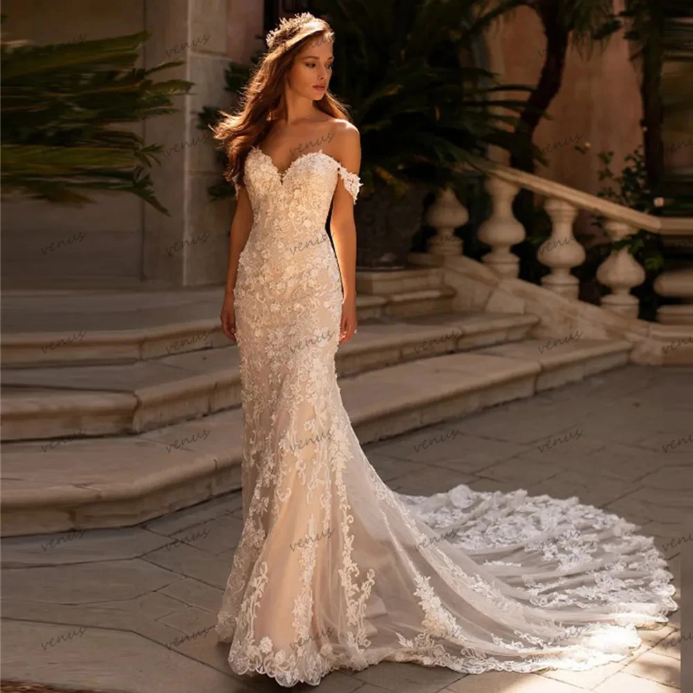 Exquisite Wedding Dresses For Women 2024 Sweetheart Bridal Gowns Lace Appliques Off The Shoulder Robes Vintage Vestidos De Novia
Exquisite Wedding Dresses For Women 2024 Sweetheart Bridal Gowns Lace Appliques Off The Shoulder Robes Vintage Vestidos De Novia