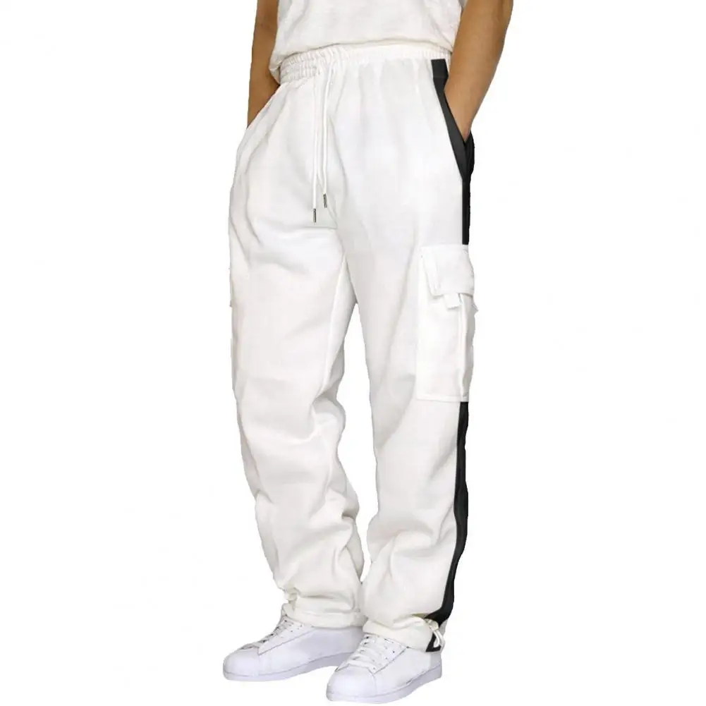 Loose Trousers Comfortable Men's Cargo Pants with Multiple Pockets Elastic Waist Drawstring Trousers for Casual Wear Outdoor
Loose Trousers Comfortable Men's Cargo Pants with Multiple Pockets Elastic Waist Drawstring Trousers for Casual Wear Outdoor