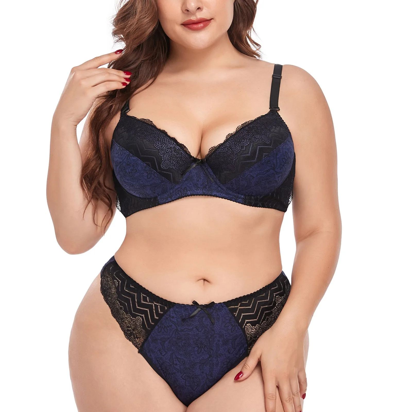 Womens Printed Sexy Bra Oversized Lace Thong Bra Set Sexy Gathering Top Up Underwear
Womens Printed Sexy Bra Oversized Lace Thong Bra Set Sexy Gathering Top Up Underwear