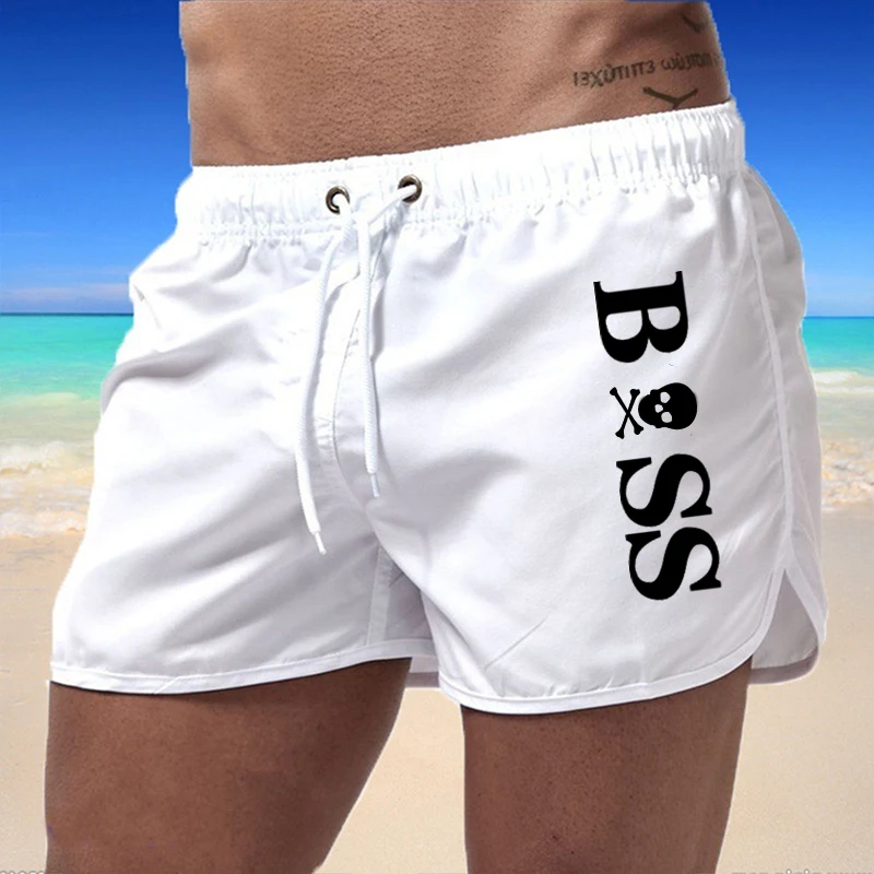 

2024 New Breathable Fitness Men's Fashion Sports Shorts Running Quick Dry Pants Summer Thin Training Beach Pants XL-XXXL