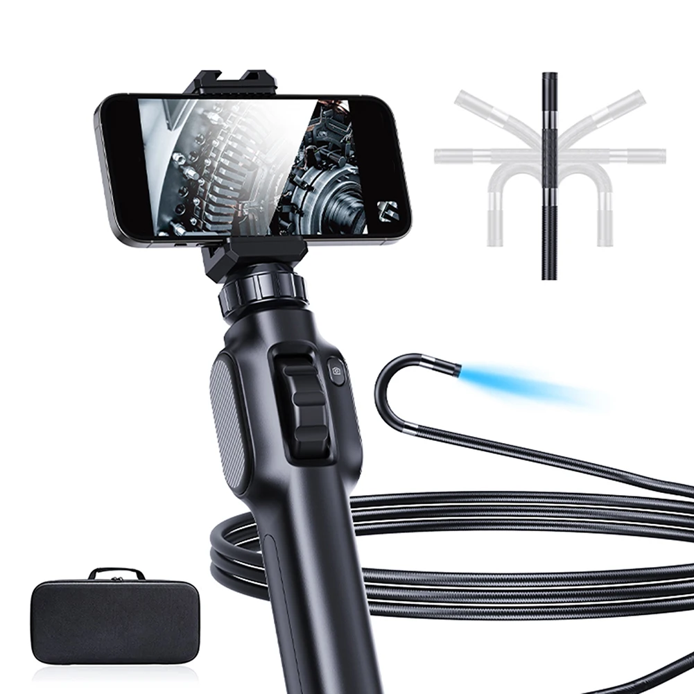 360 Degree Steering Articulation Industrial Borescope Endoscope Cars Inspection Camera With 8 LED For IPhone Android 8MM
360 Degree Steering Articulation Industrial Borescope Endoscope Cars Inspection Camera With 8 LED For IPhone Android 8MM