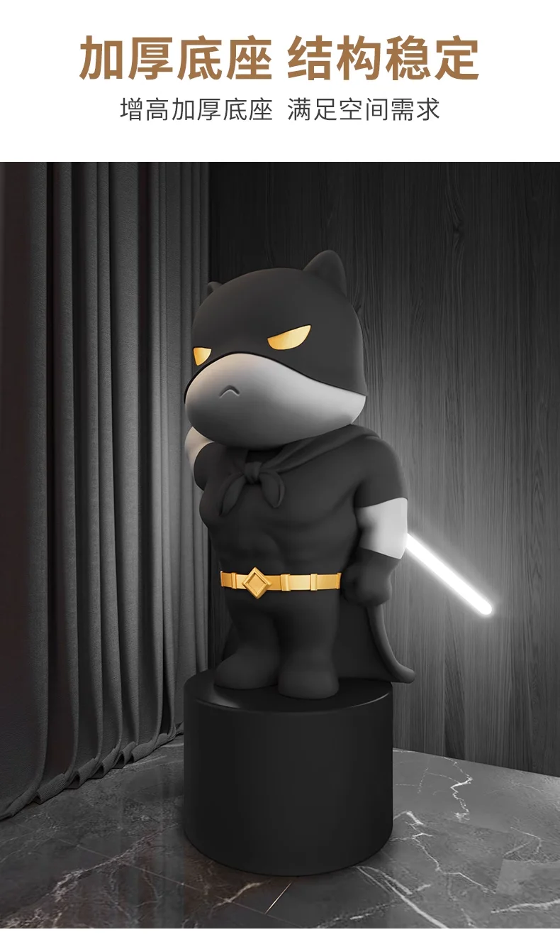 Trendy Ornaments Lightsaber man, Large Floor-standing Furniture for Living Room, Bedroom Decoration Doll Ornaments Trendy Ornaments Lightsaber man, Large Floor-standing Furniture for Living Room, Bedroom Decoration Doll Ornaments