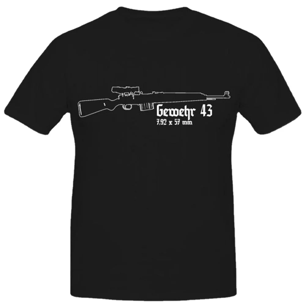 Weapon Gewehr 43 Semi Automatic Rifle T-Shirt. Premium Cotton Short Sleeve O-Neck Mens T Shirt New S-3XL
Weapon Gewehr 43 Semi Automatic Rifle T-Shirt. Premium Cotton Short Sleeve O-Neck Mens T Shirt New S-3XL