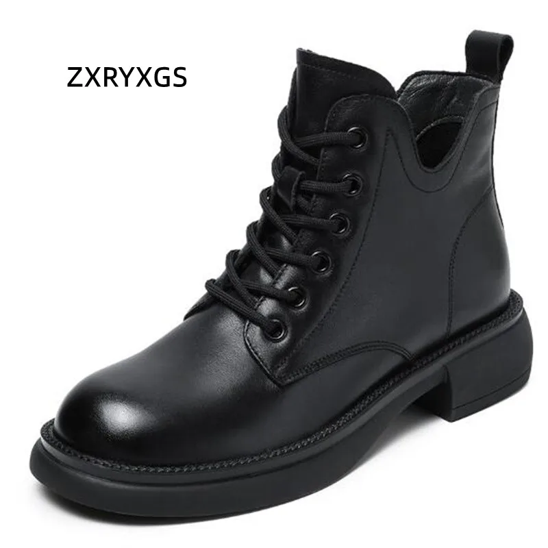 2024 Cross Straps High Quality Full Genuine Leather Boots Women Martin Boots Thick Heel Trendy Shoes Woman New Warm Winter Boots
2024 Cross Straps High Quality Full Genuine Leather Boots Women Martin Boots Thick Heel Trendy Shoes Woman New Warm Winter Boots