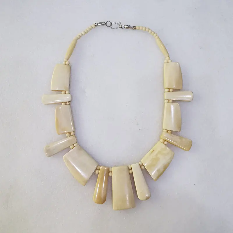 Collier ethnique tibétain poli à la main, plusieurs modèles, naturel, Sophia, déclaration, colliers de la présidence, TNL206 5